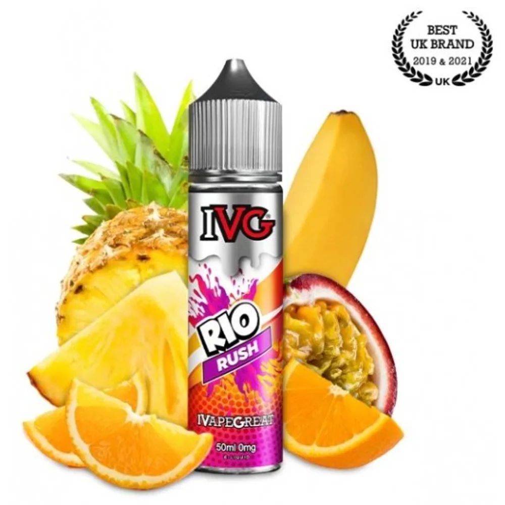 50mg IVG Prefilled 60ml Nic Salt RIO RUSH 50/50