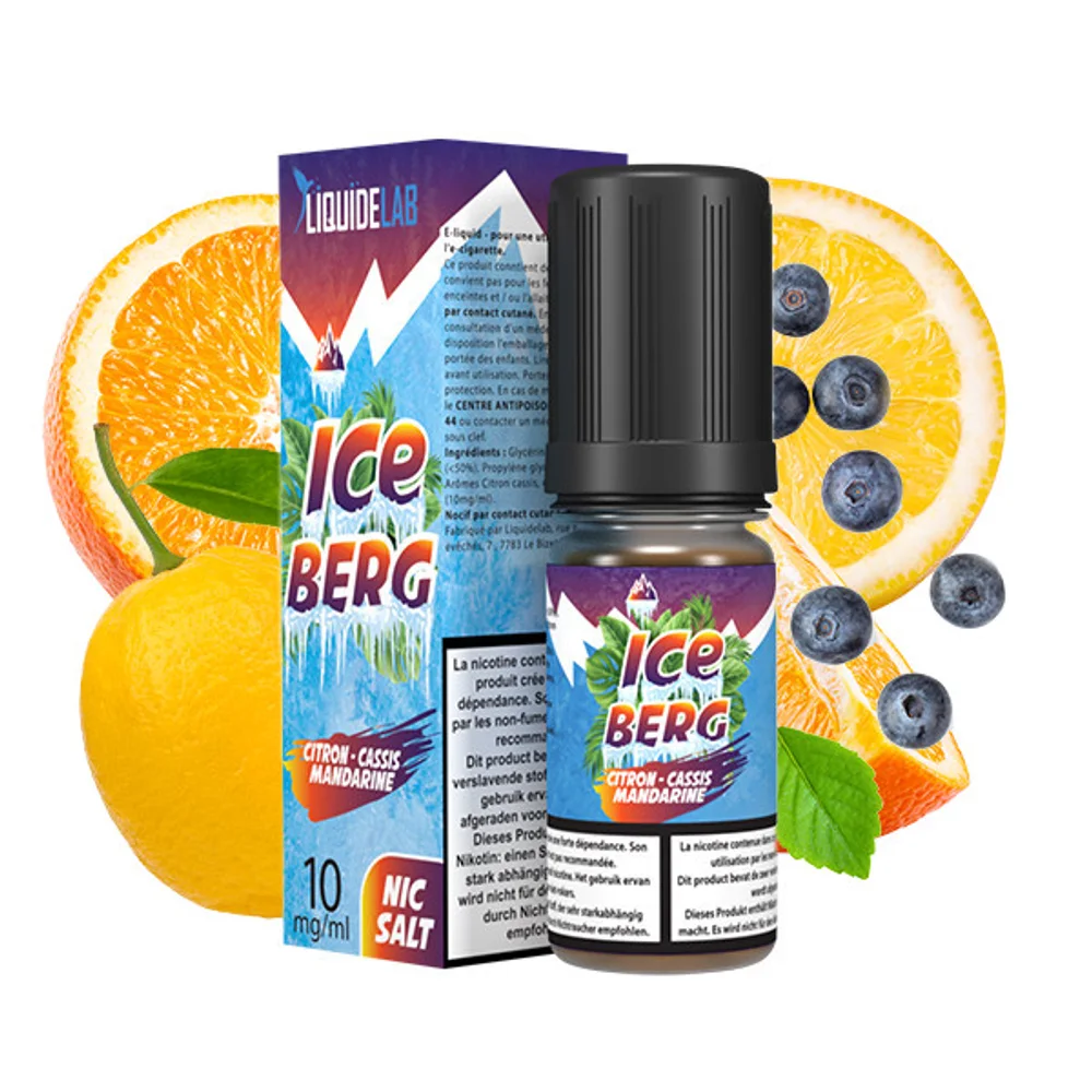 Citron Cassis Mandarine Salt 20mg 10ml Iceberg O’J Lab
