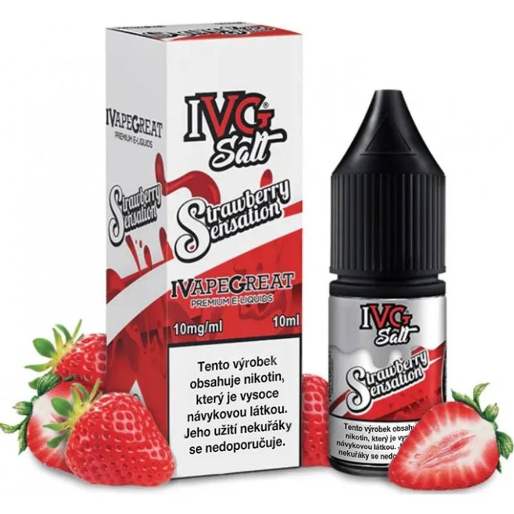Strawberry Sensation 10ml 20mg IVG Salts