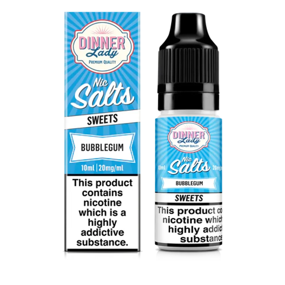 BubbleGum 10ml 20mg Bar Salt Dinner Lady