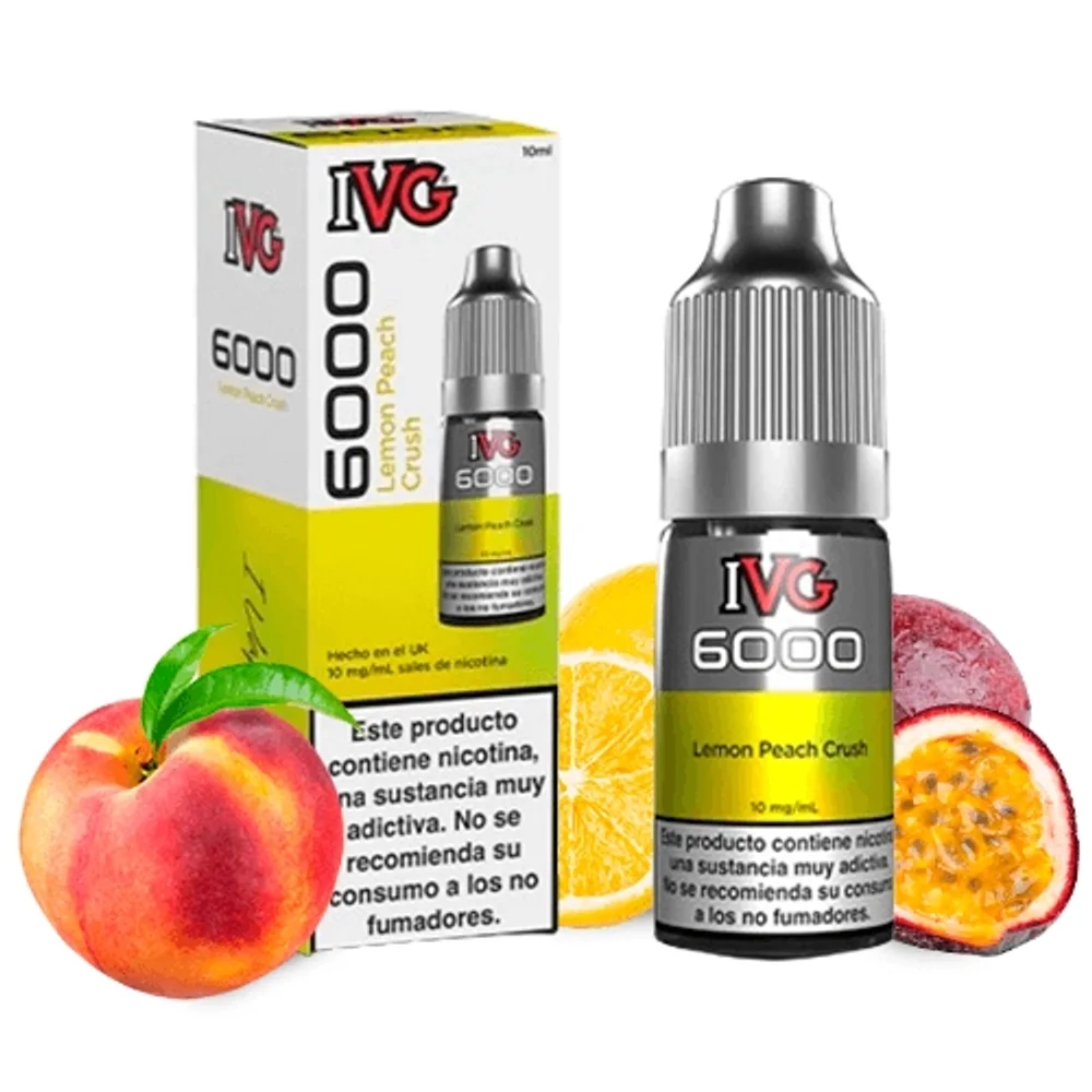 Lemon Peach Crush 20mg 10ml IVG 6000