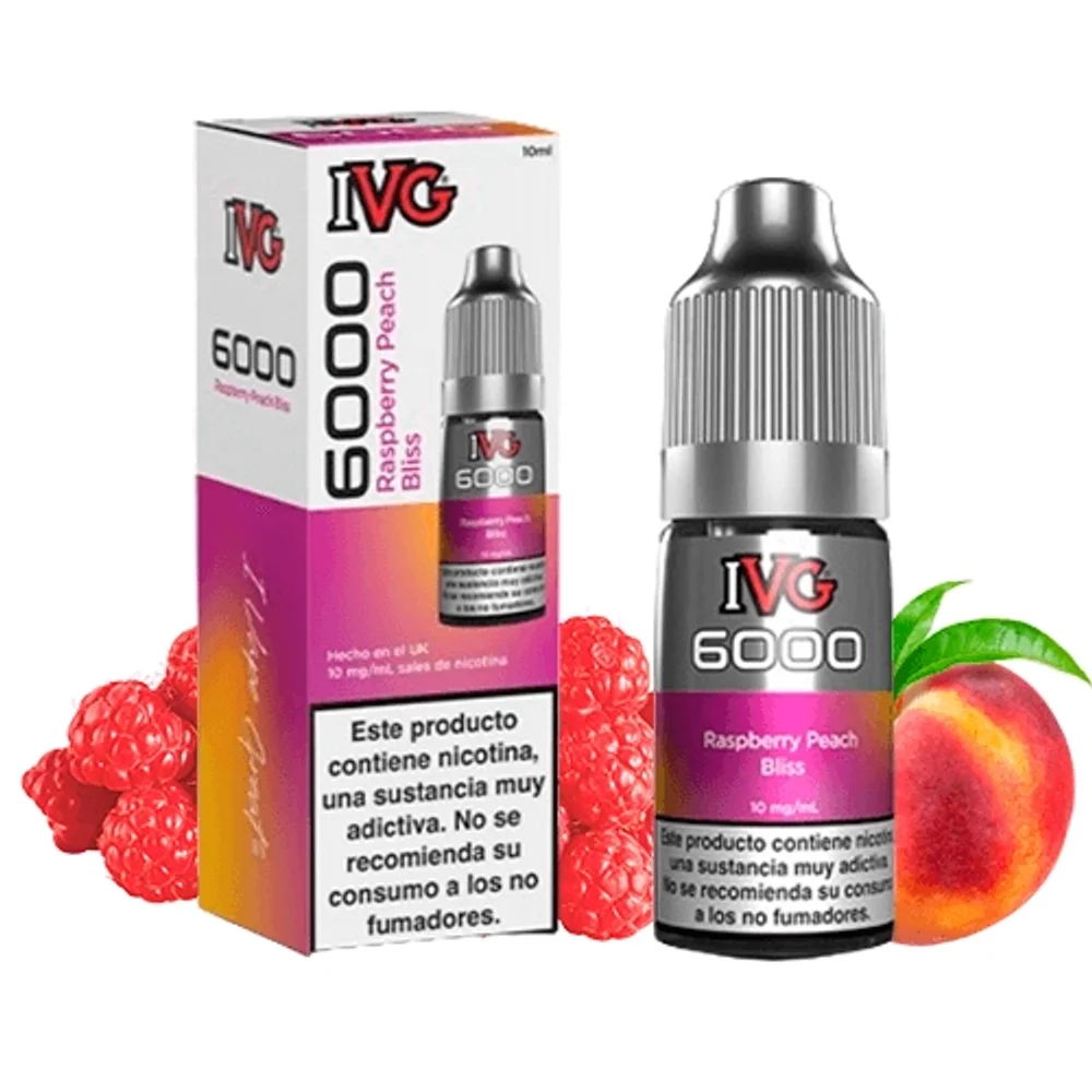 Raspberry Peach Bliss 20mg 10ml IVG 6000
