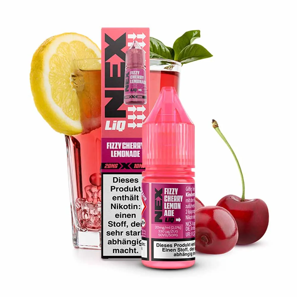 Fizzy Cherry Lemonade 10ml 20mg NEXLIQ Pod Salt