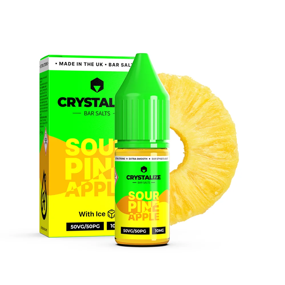 Sour Pineapple 20mg 10ml Crystalize Driphack