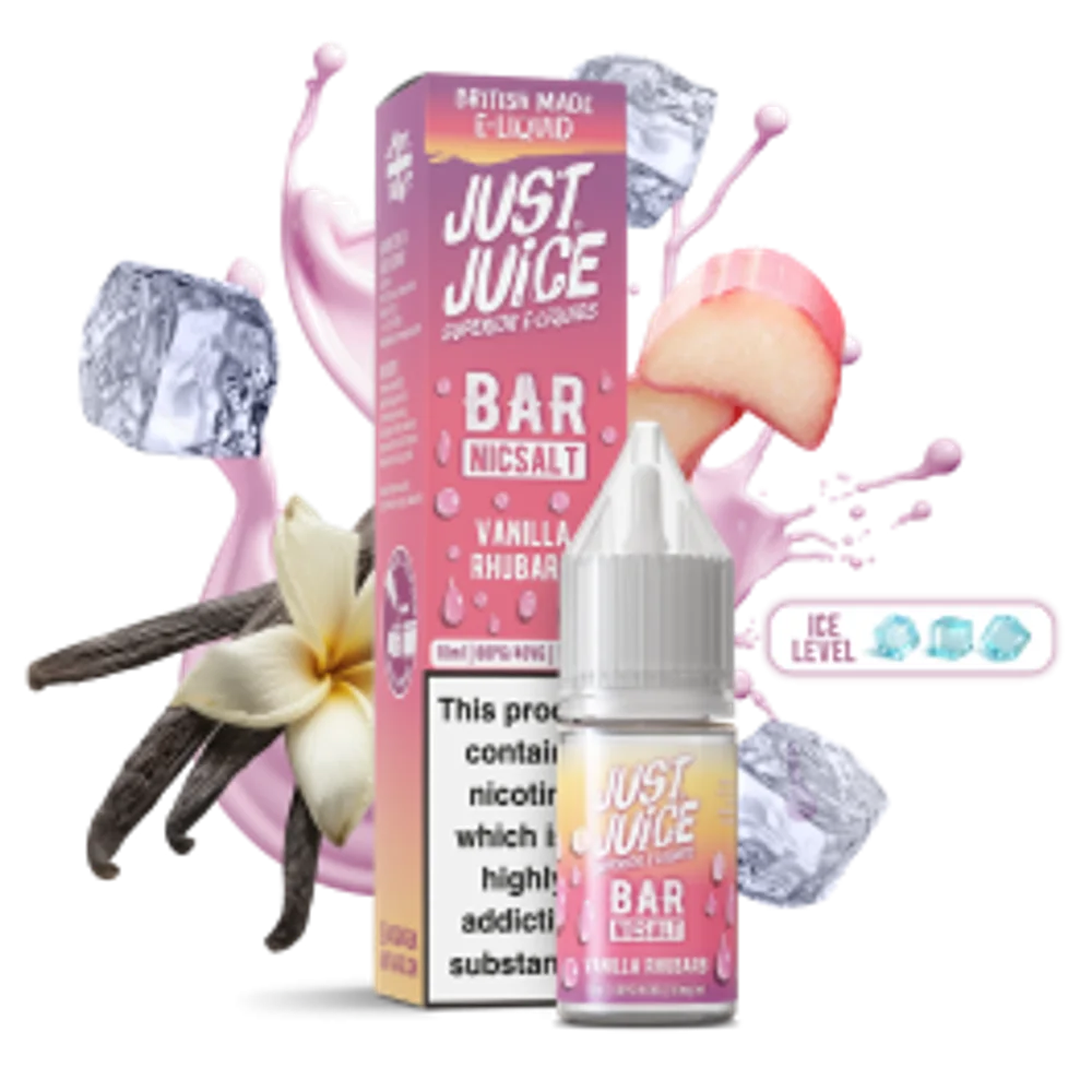 VANILLA RHUBARB 20mg 10ml BAR Just Juice