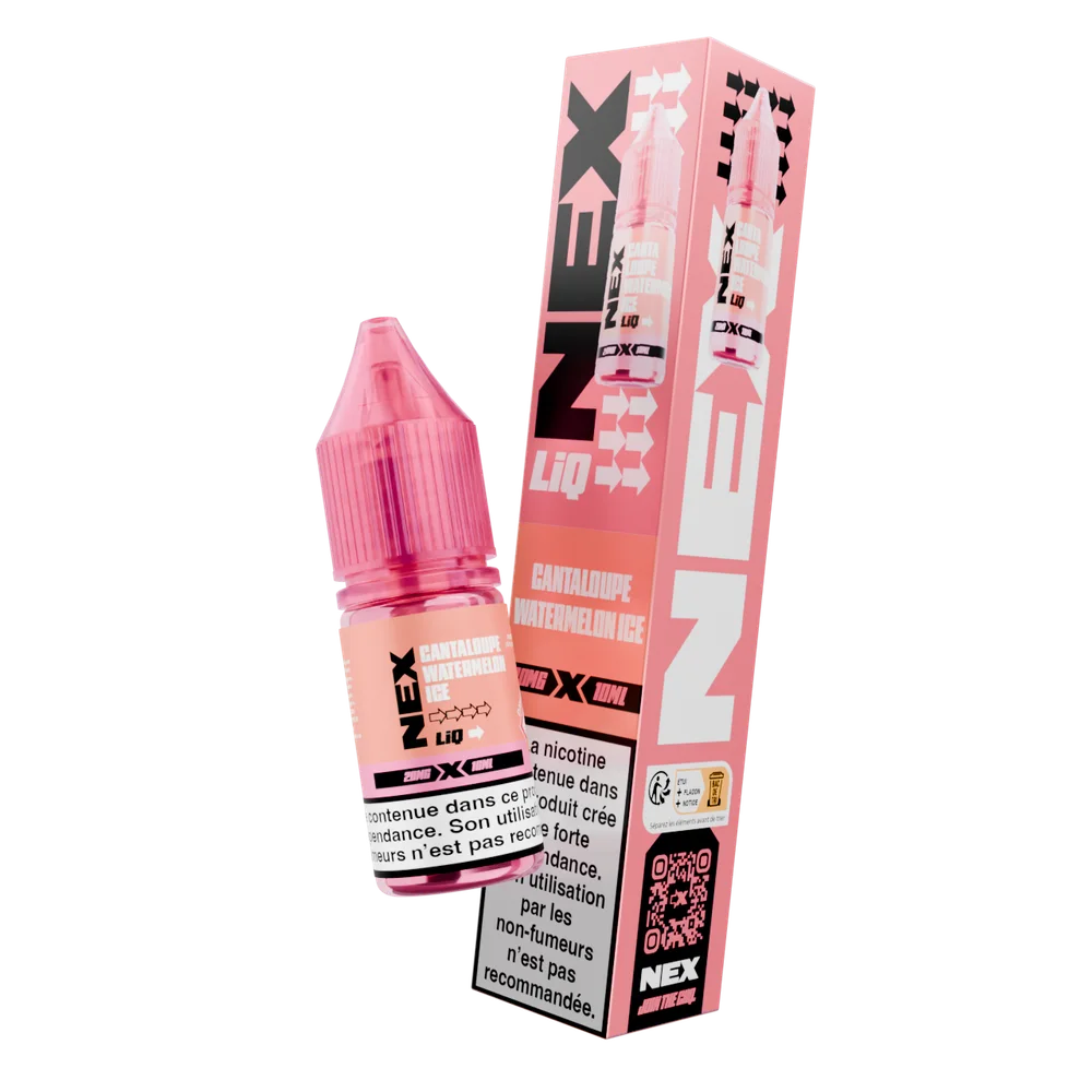 Cantaloupe Watermelon Ice 10ml 20mg NEXLIQ Pod Salt