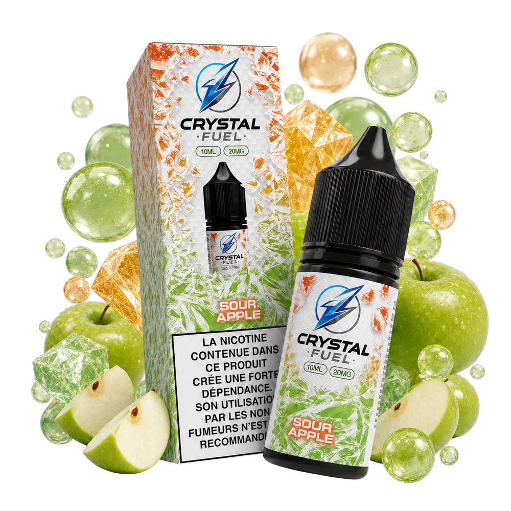 Sour Apple 20mg 10ml Crystal Fuel