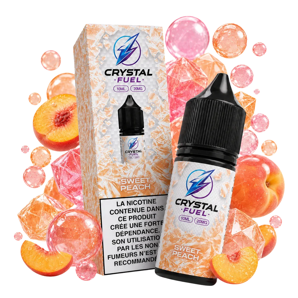 Sweet Peach 20mg 10ml Crystal Fuel