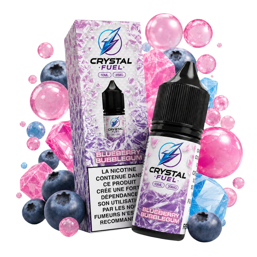 Blueberry Bubblegum 20mg 10ml Crystal Fuel