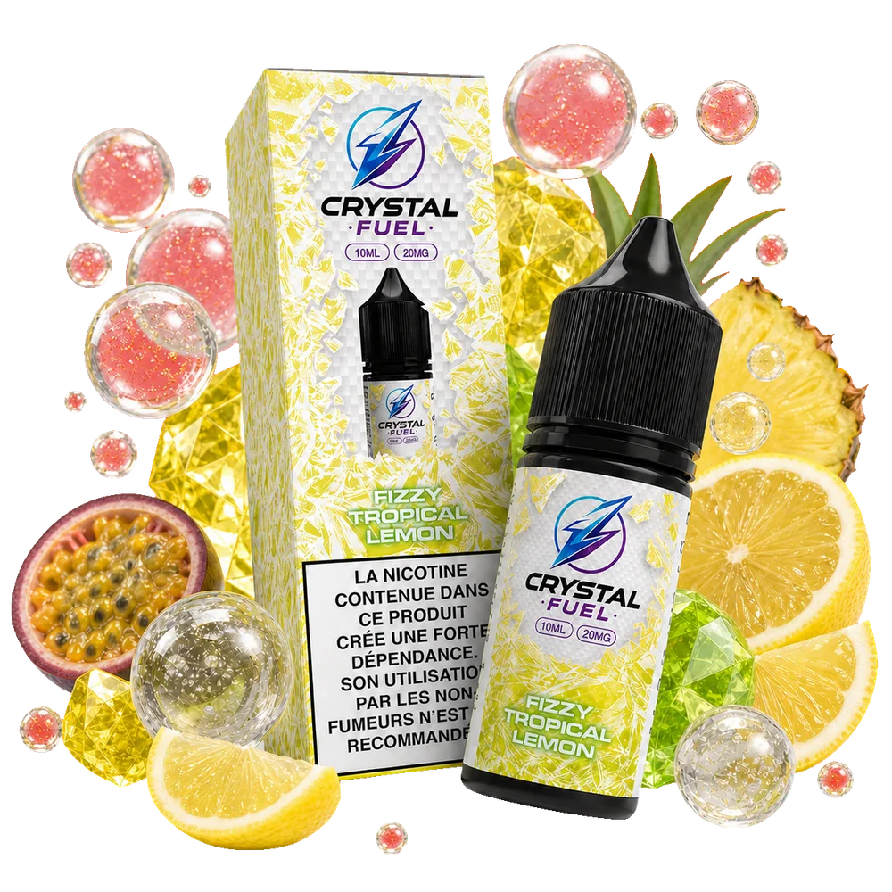 Fizzy Tropical Lemon 20mg 10ml Crystal Fuel