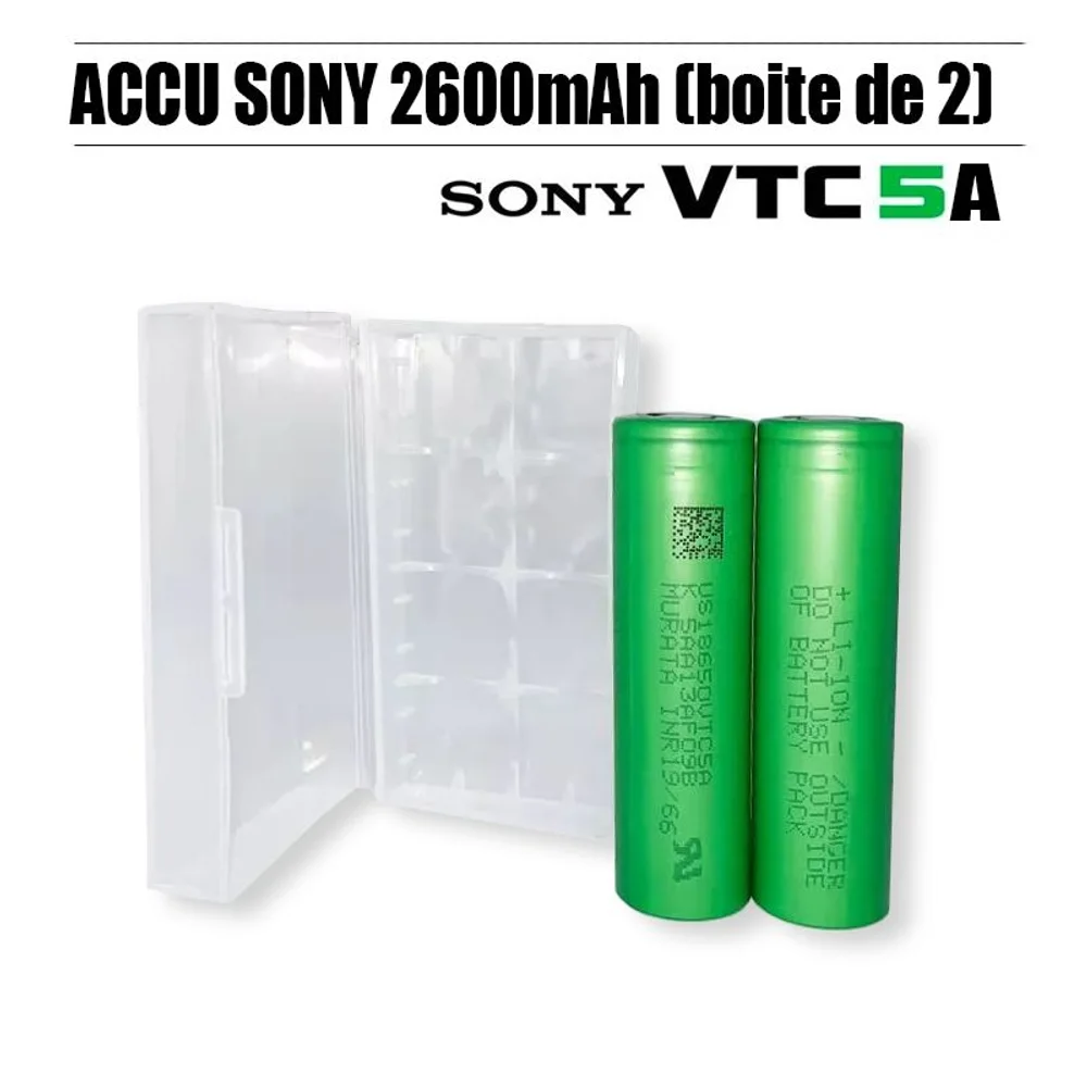 Pack 2 Battery Sony VTC5A 2600 MAh