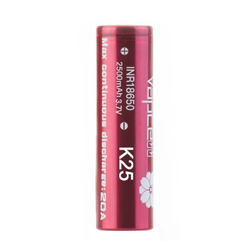 K25 18650 2500mAh Battery by Vapcell