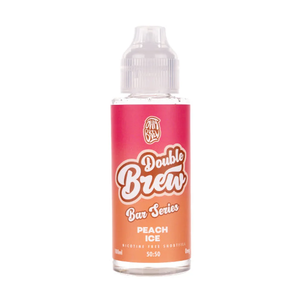 Peach Ice Double Brew Bar Series 100ml (50/50) by Ohm Brew